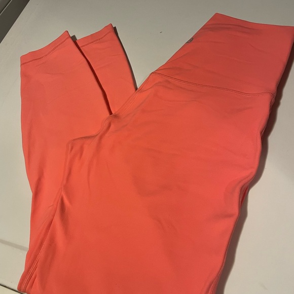 lululemon athletica Pants - Lululemon size 6 peach leggings not sure of style Worn once